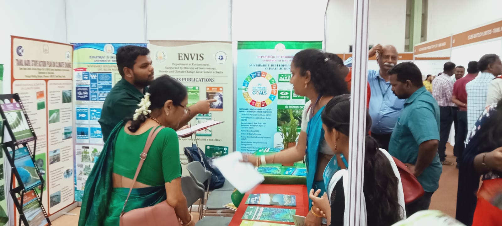 Distributed the environmental awareness phamplet to NGC coordinator